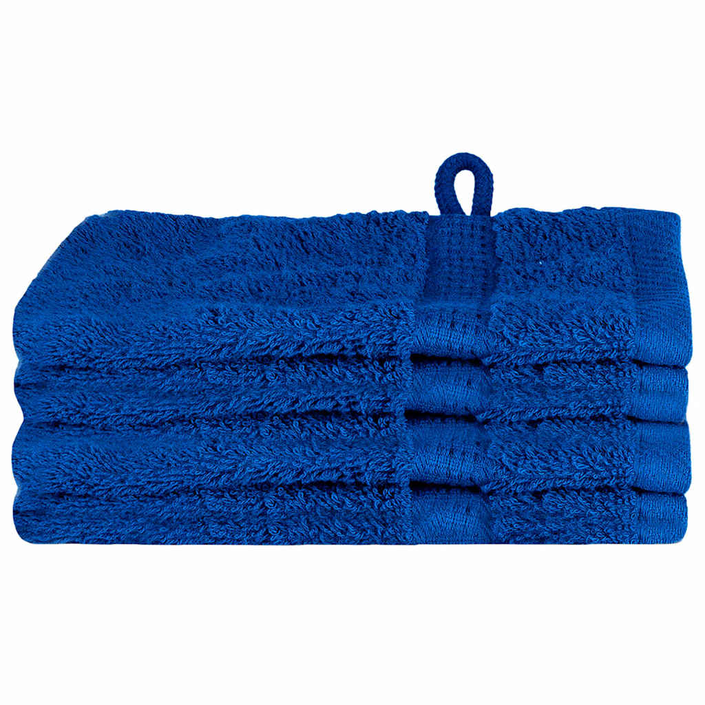 Panni per il viso SOLUND 4 pcs Blu Cotone