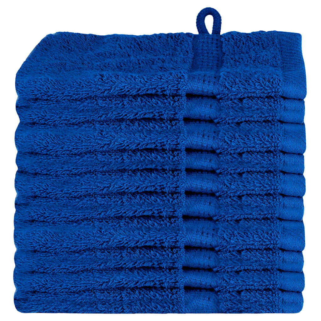 Panni per il viso SOLUND 10 pcs Blu Cotone