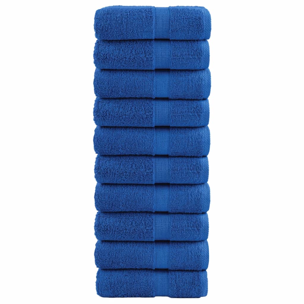 Asciugamani per ospiti Premium SOLUND 10 pz Blu 30x50cm 600g/m²