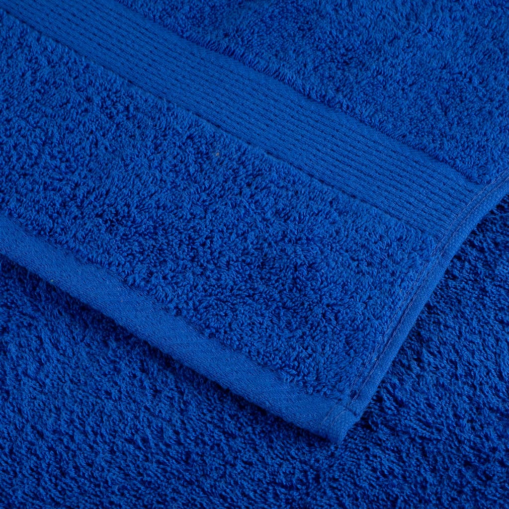 Asciugamani da Bagno SOLUND 4 pz Blu 100x150 cm 600gsm - homemem39