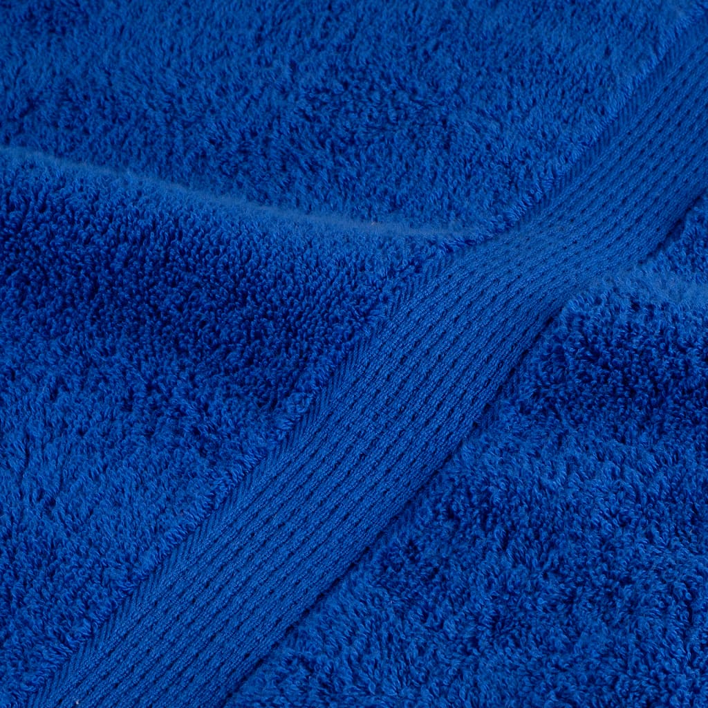 Asciugamani da bagno Premium SOLUND 10 pz Blu 100x150cm 600g/m²