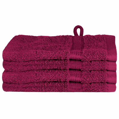 a Panni per il viso SOLUND 4 pcs Bordò Cotone
