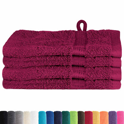 a Panni per il viso SOLUND 4 pcs Bordò Cotone