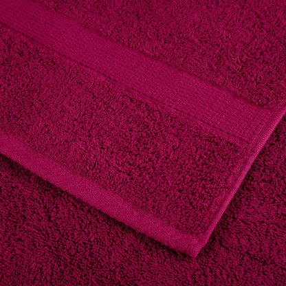 Asciugamani Premium SOLUND 4 pz Bordeaux 30x30 cm 600 g/m² - homemem39