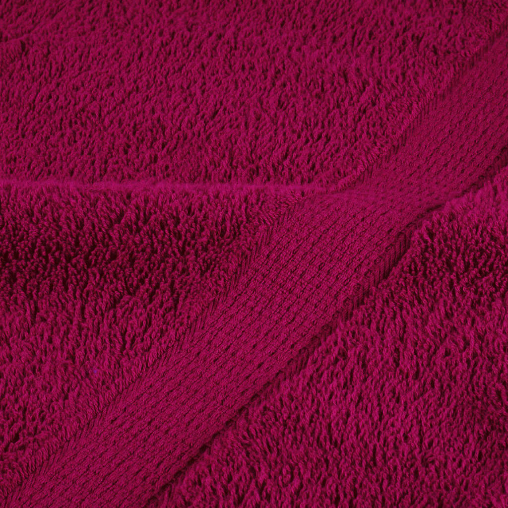 Asciugamani Premium SOLUND 4 pz Bordeaux 30x30 cm 600 g/m² - homemem39