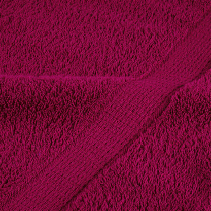 Asciugamani Premium SOLUND 4 pz Bordeaux 30x30 cm 600 g/m² - homemem39