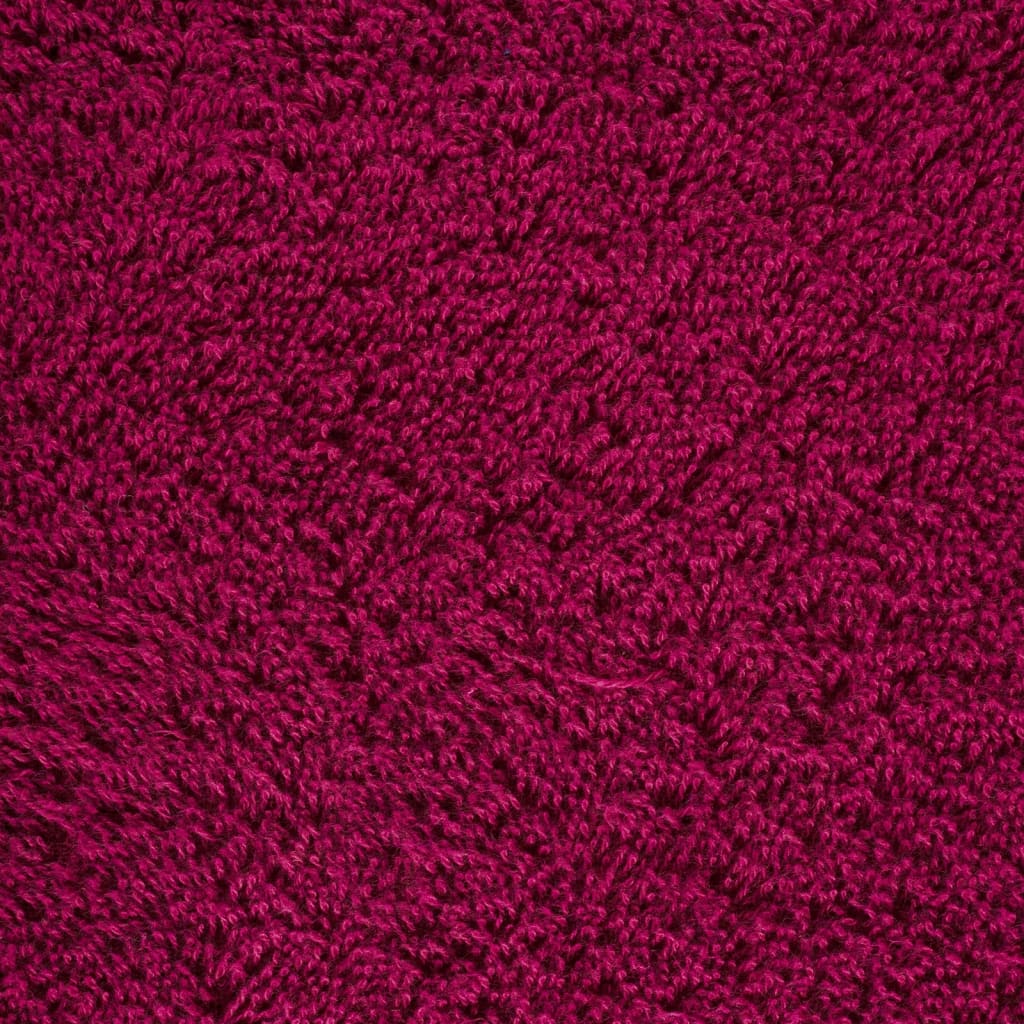 Asciugamani da Doccia SOLUND 4 pz Bordeaux 70x140cm 600gsm - homemem39