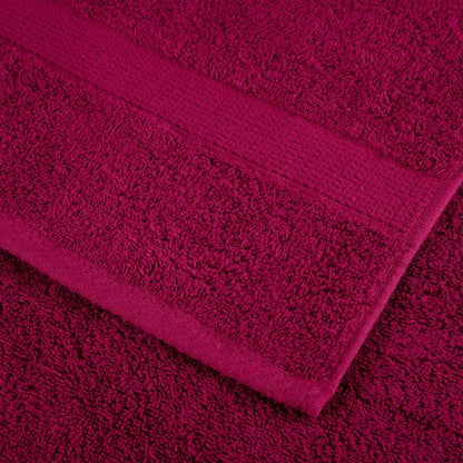 Asciugamani per sauna Premium SOLUND 4 pz Bordeaux 80x200 cm