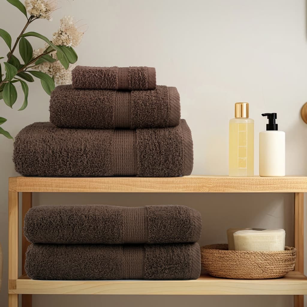 Asciugamani Premium SOLUND 2 pz Oro 50x100 cm 600gsm - homemem39