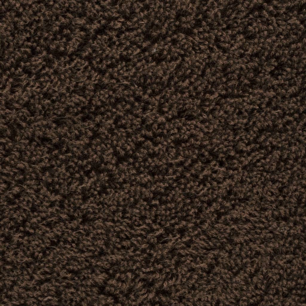 Asciugamani da doccia premium SOLUND 10 pz Marrone 70x140 cm