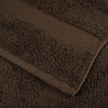 Asciugamani da doccia premium SOLUND 10 pz Marrone 70x140 cm