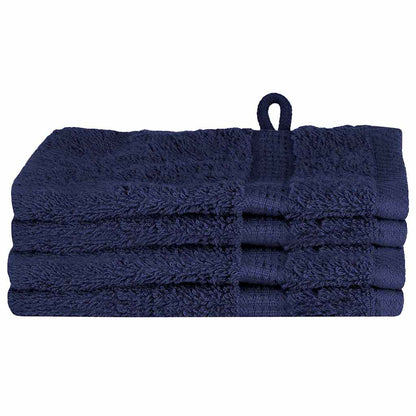 Panni per il viso SOLUND 4 pcs Blu marino Cotone