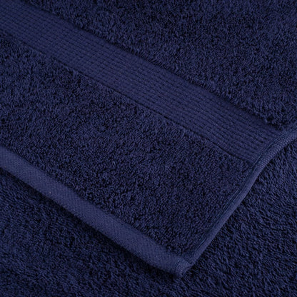 Asciugamani Premium SOLUND 4 pz Blu Navy 30x30 cm 600 g/m² - homemem39