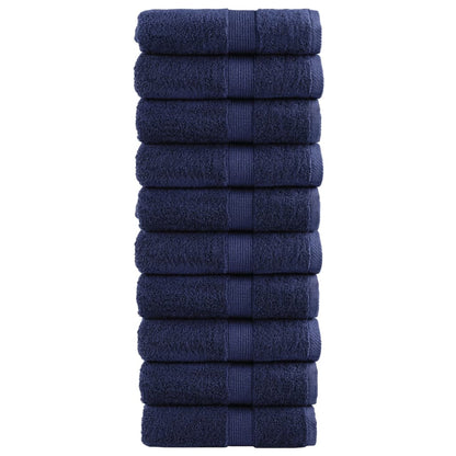 Salviette Premium SOLUND 10 pz Blu Navy 30x30 cm 600gsm - homemem39