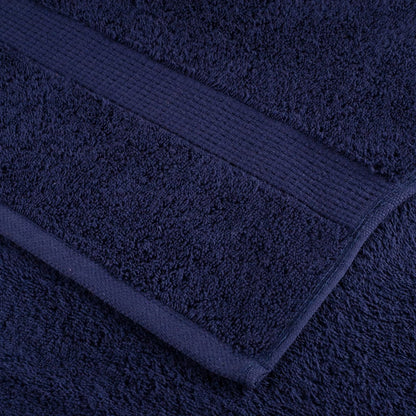 Asciugamani Premium SOLUND 10 pz Blu Navy 30x30 cm 600 g/m²