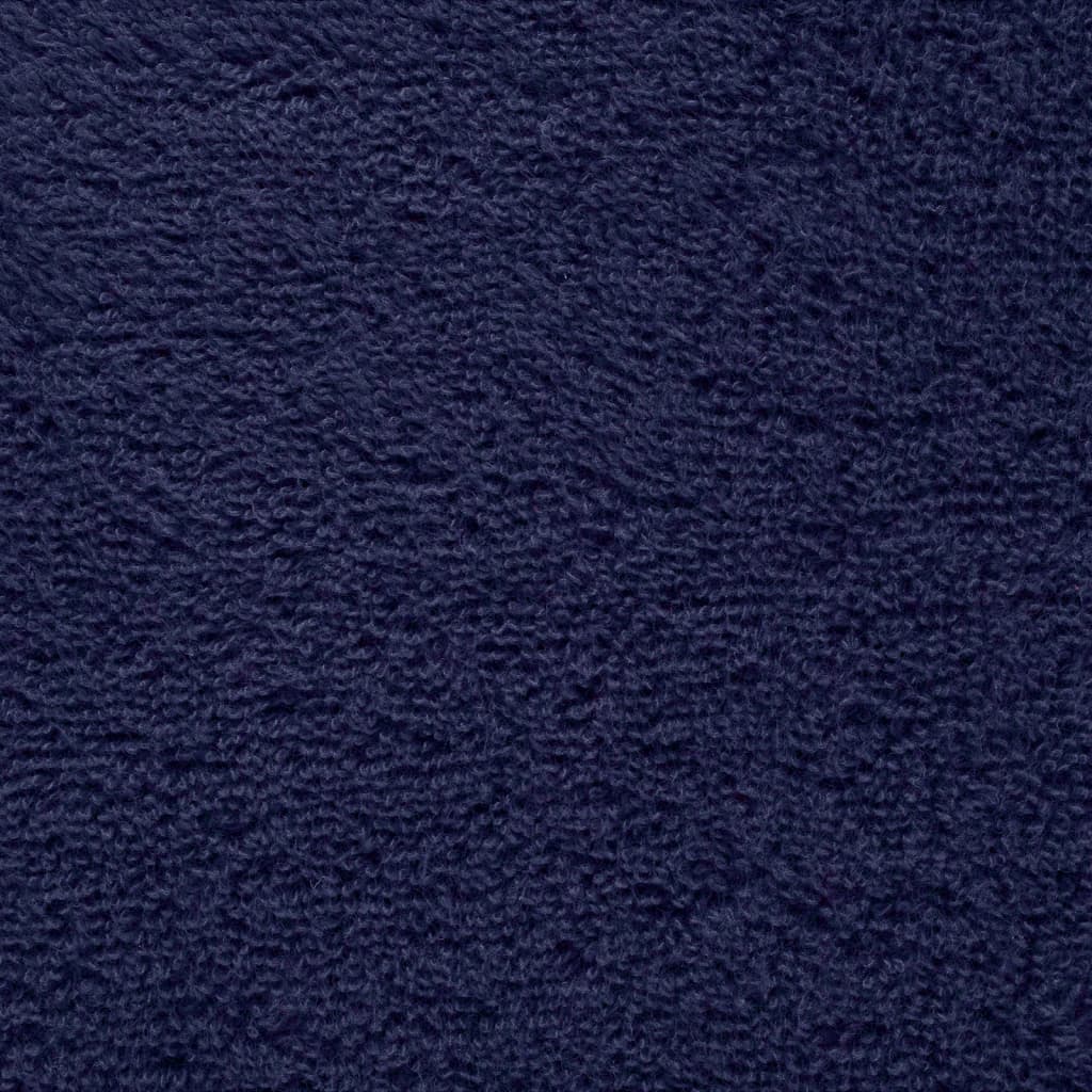 Asciugamani Ospiti SOLUND 4 pz Blu Navy 30x50 cm 600gsm - homemem39