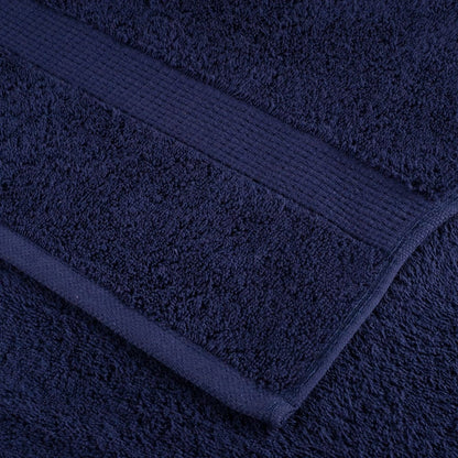 Asciugamani Ospiti SOLUND 4 pz Blu Navy 30x50 cm 600gsm - homemem39
