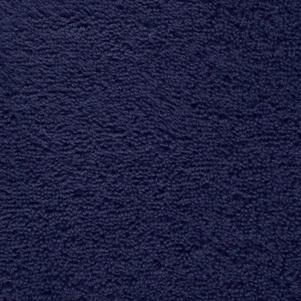 Asciugamani Doccia SOLUND 10 pz Blu Navy 70x140 cm 600gsm - homemem39