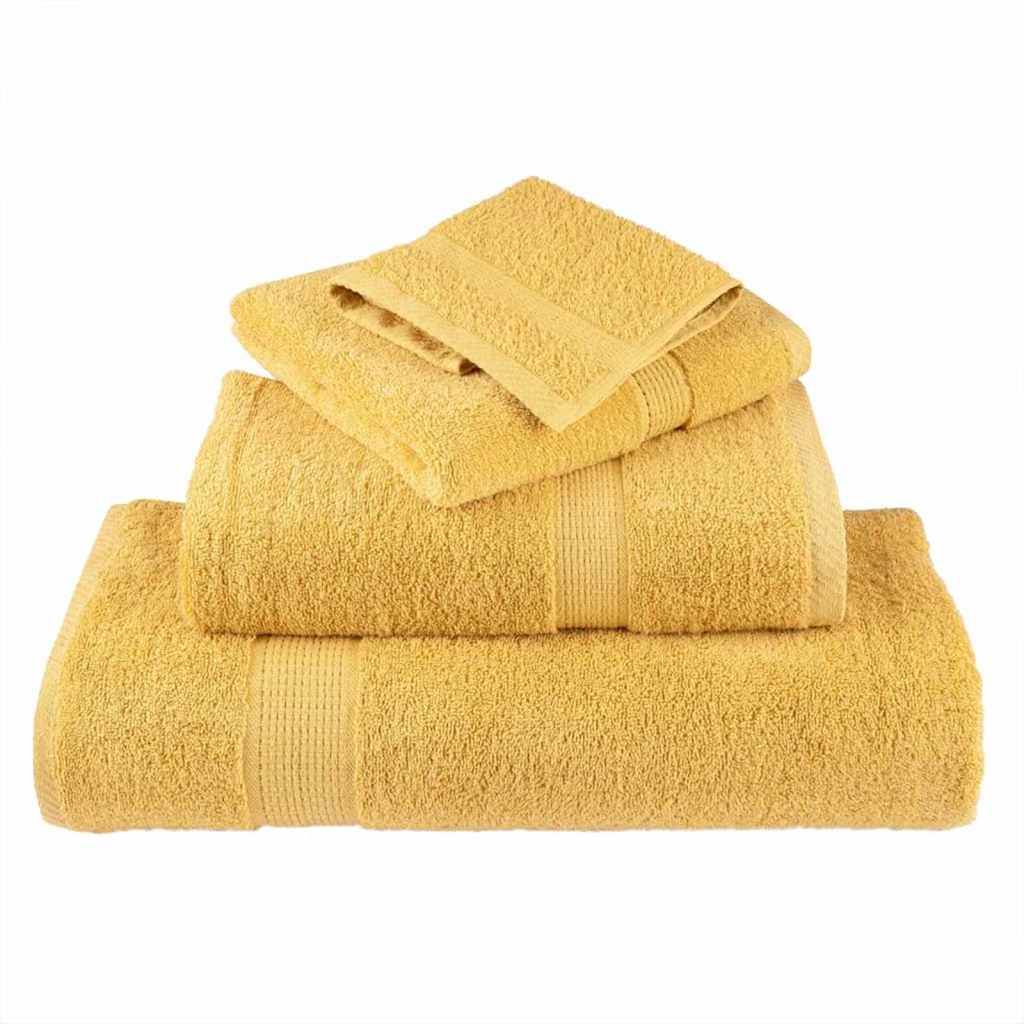 Panni per il viso SOLUND 2 pcs Oro Cotone