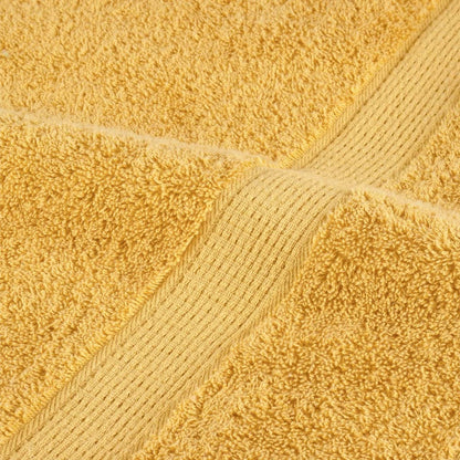 Asciugamani Premium SOLUND 4 pz Oro 30x30 cm 600 g/m²