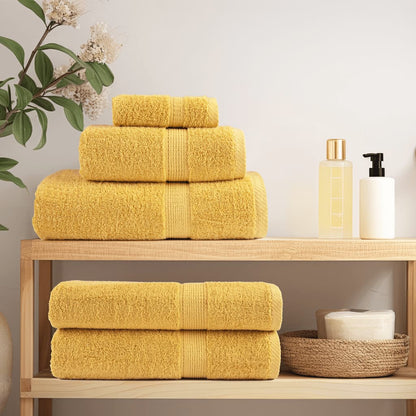 Asciugamani per ospiti Premium SOLUND 2 pz Oro 30x50cm 600 g/m²