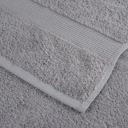 Asciugamani Premium SOLUND 2 pz Grigio 50x100 cm 600 g/m²