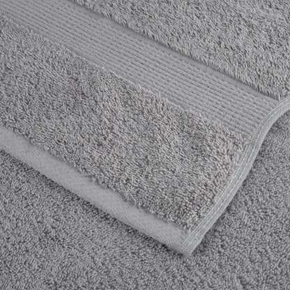 Asciugamani Premium SOLUND 4 pz Grigio 50x100 cm 600 g/m²