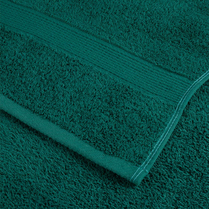 Asciugamani da bagno Premium SOLUND 10 pz Verde 100x150 cm
