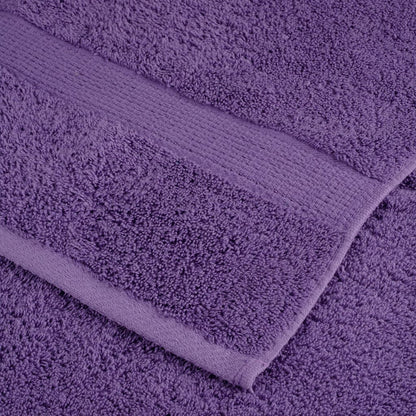 Asciugamani Premium SOLUND 2 pz Viola 30x30 cm 600 g/m² - homemem39