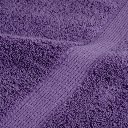 Asciugamani Premium SOLUND 4 pz Viola 30x30 cm 600 g/m² - homemem39