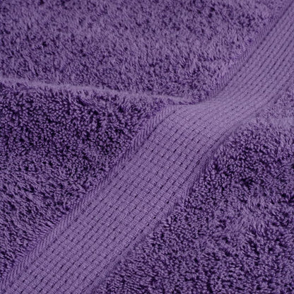 Asciugamani Premium SOLUND 10 pz Viola 30x30 cm 600 g/m²