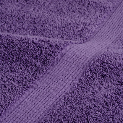 Asciugamani per Ospiti SOLUND 4 pz Viola 30x50 cm 600 g/m²