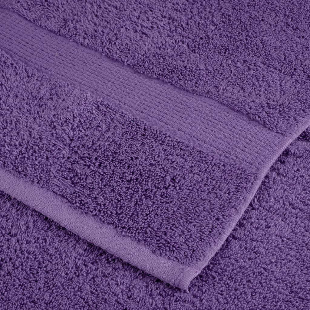 Asciugamani da bagno Premium SOLUND 10 pz Viola 100x150 cm