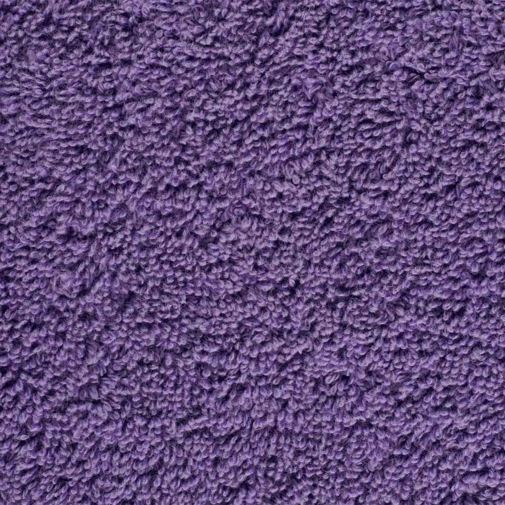 Asciugamani Premium SOLUND 4 pz Viola 100x200 cm 600 g/m²