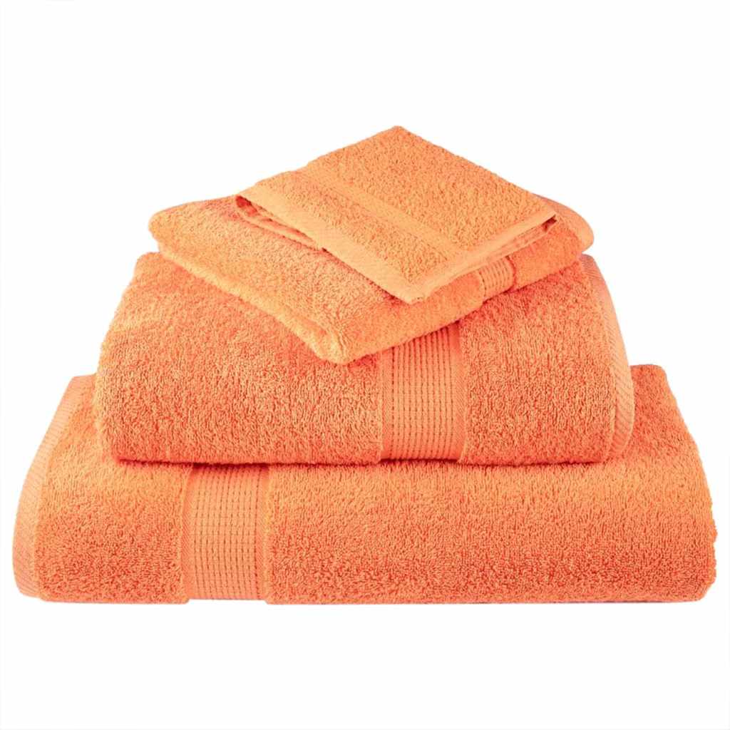Panni per il viso SOLUND 4 pcs Arancione Cotone