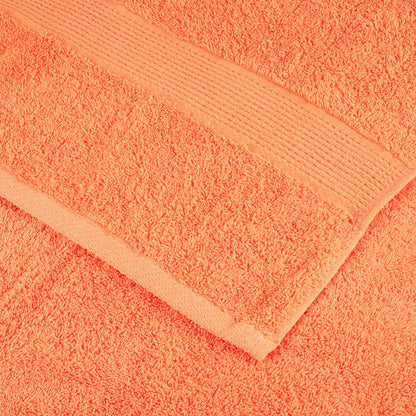 Asciugamani Premium SOLUND 4 pz Arancione 30x30 cm 600 g/m² - homemem39