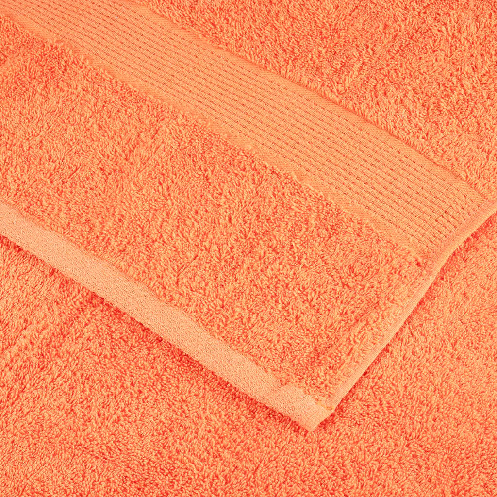 Asciugamani Ospiti SOLUND 10 pz Arancioni 30x50cm 600 g/m²