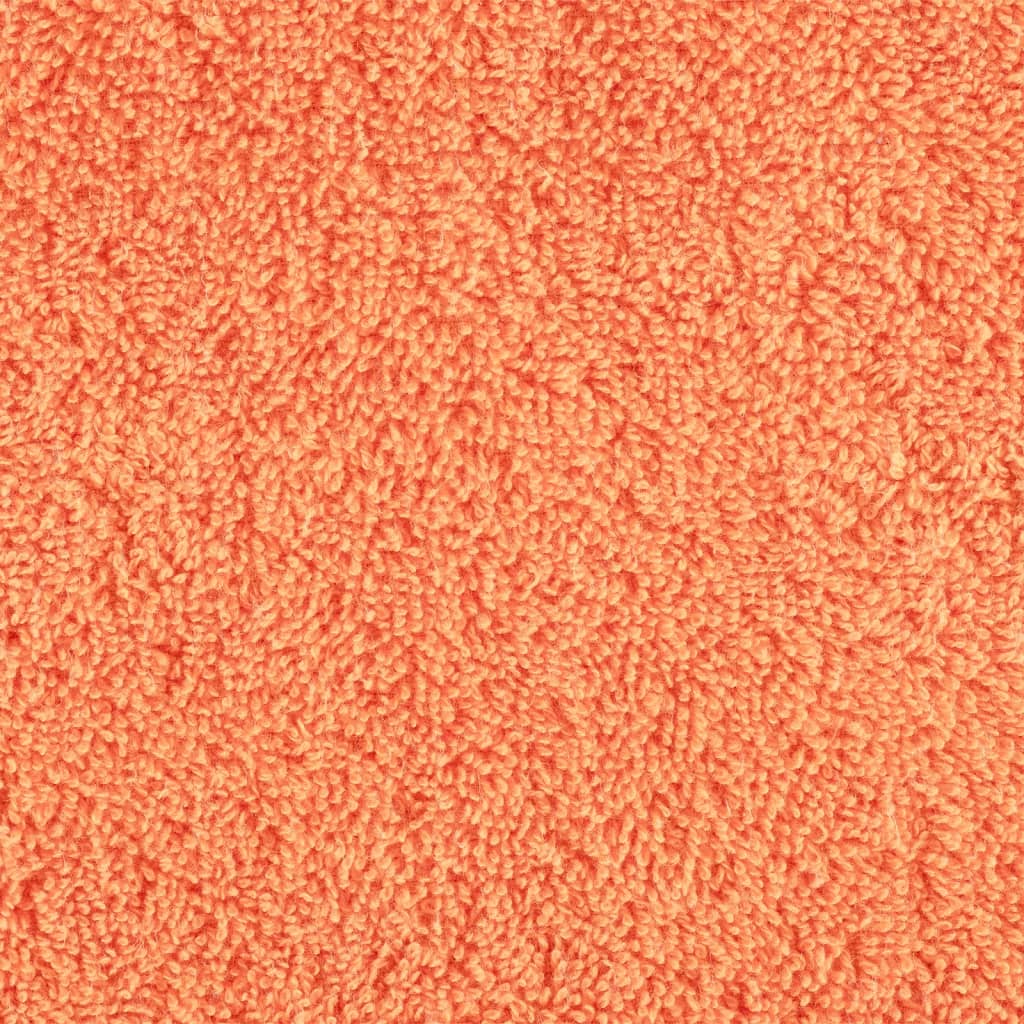 Asciugamani da bagno Premium SOLUND 4 pz Arancione 100x150 cm