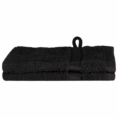 Panni per il viso SOLUND 2 pcs Nero Cotone