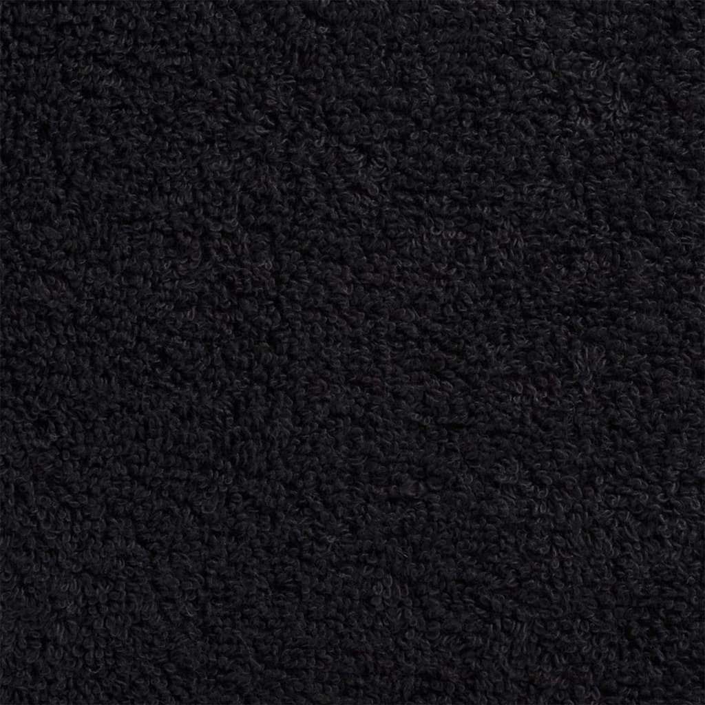 Asciugamano per Ospiti SOLUND 4 pz Nero 15 x 21 cm 550 gsm | homemem39