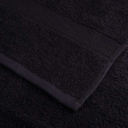 Asciugamano per Ospiti SOLUND 4 pz Nero 15 x 21 cm 550 gsm | homemem39