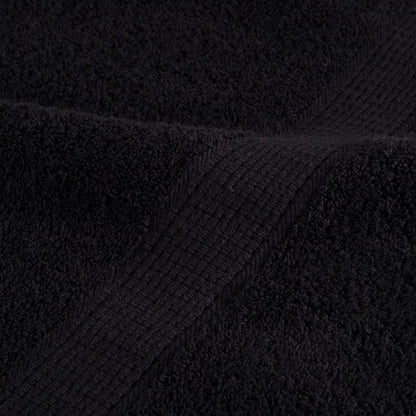 Asciugamano per Ospiti SOLUND 4 pz Nero 15 x 21 cm 550 gsm | homemem39