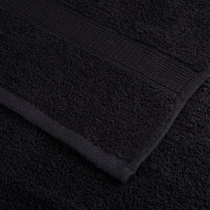 Asciugamani Premium SOLUND 2 pz Nero 30x30 cm 600 g/m²
