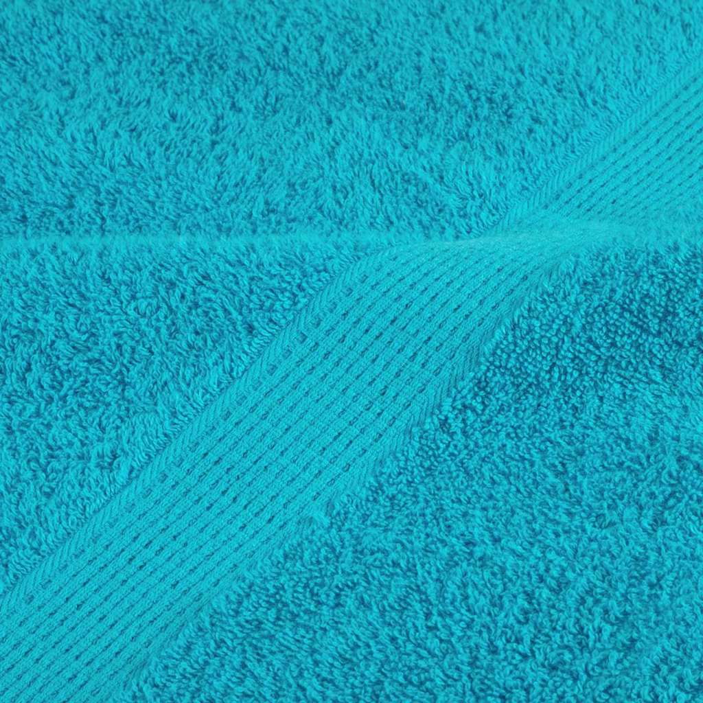 Asciugamano per Ospiti SOLUND 4 pz Turchese 15 x 21 cm 550 gsm | homemem39