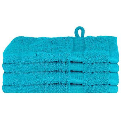 Panni per il viso 4 pcs Turchese Cotone
