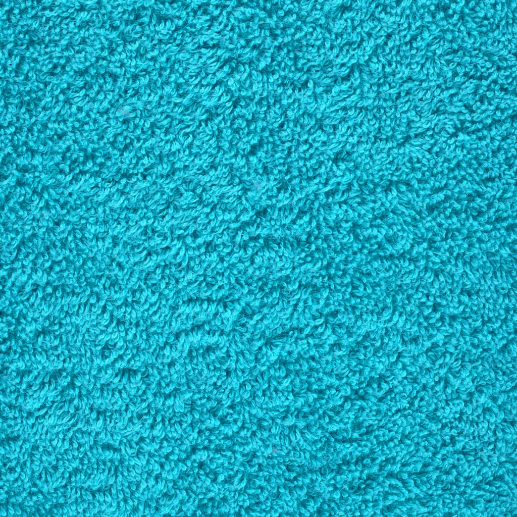 Asciugamani Premium SOLUND 10 pz Turchese 30x30 cm 600 g/m²