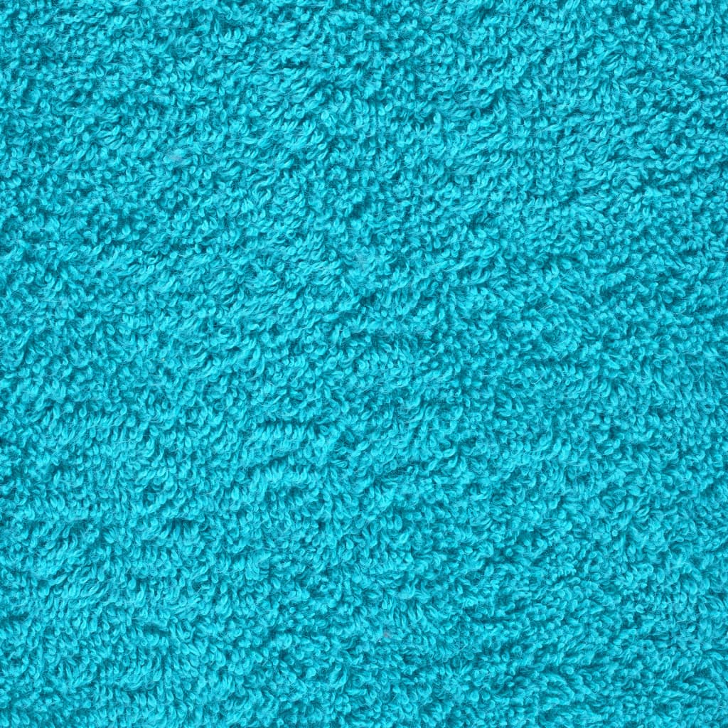 Asciugamani da bagno Premium SOLUND 10 pz Turchese 100x150 cm
