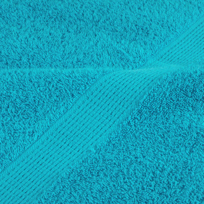 Asciugamani da bagno Premium SOLUND 10 pz Turchese 100x150 cm