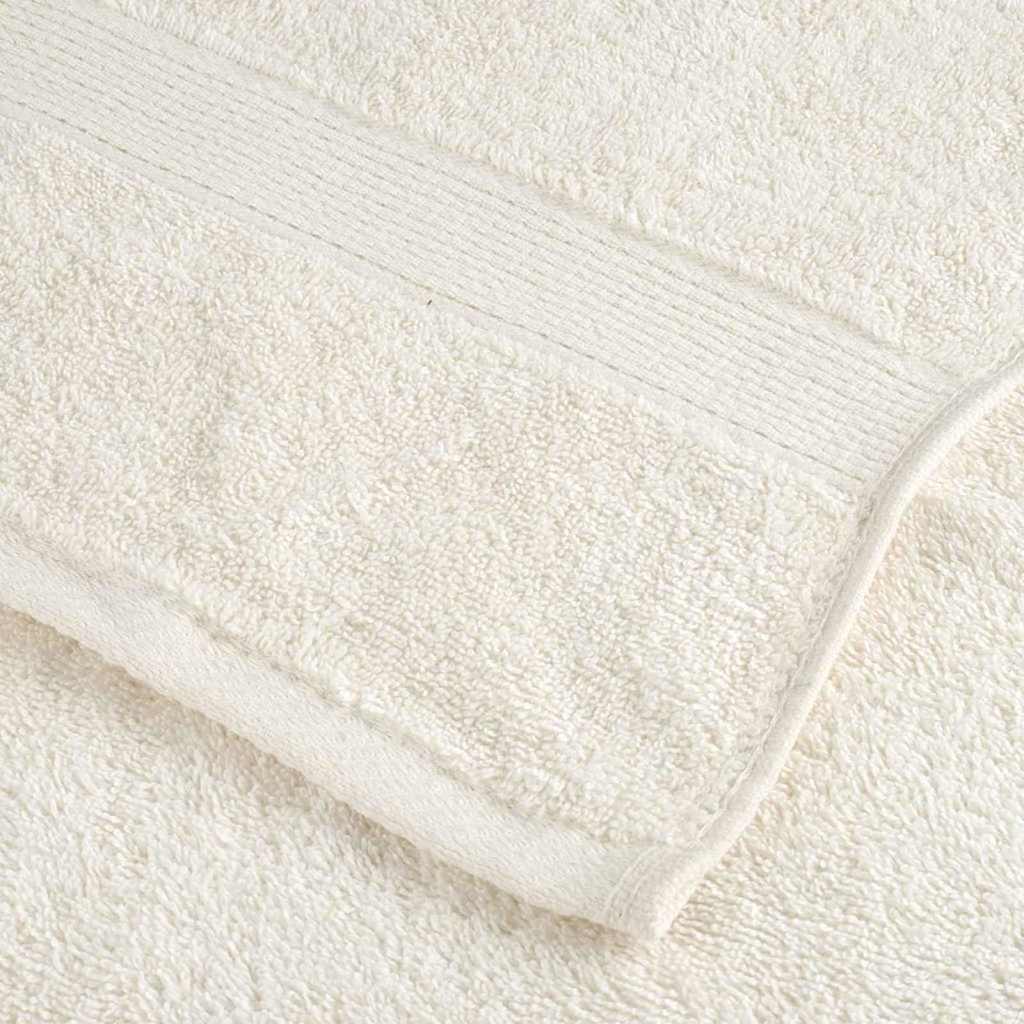 Asciugamano per Ospiti SOLUND 2 pz Crema 15 x 21 cm 550 gsm | homemem39