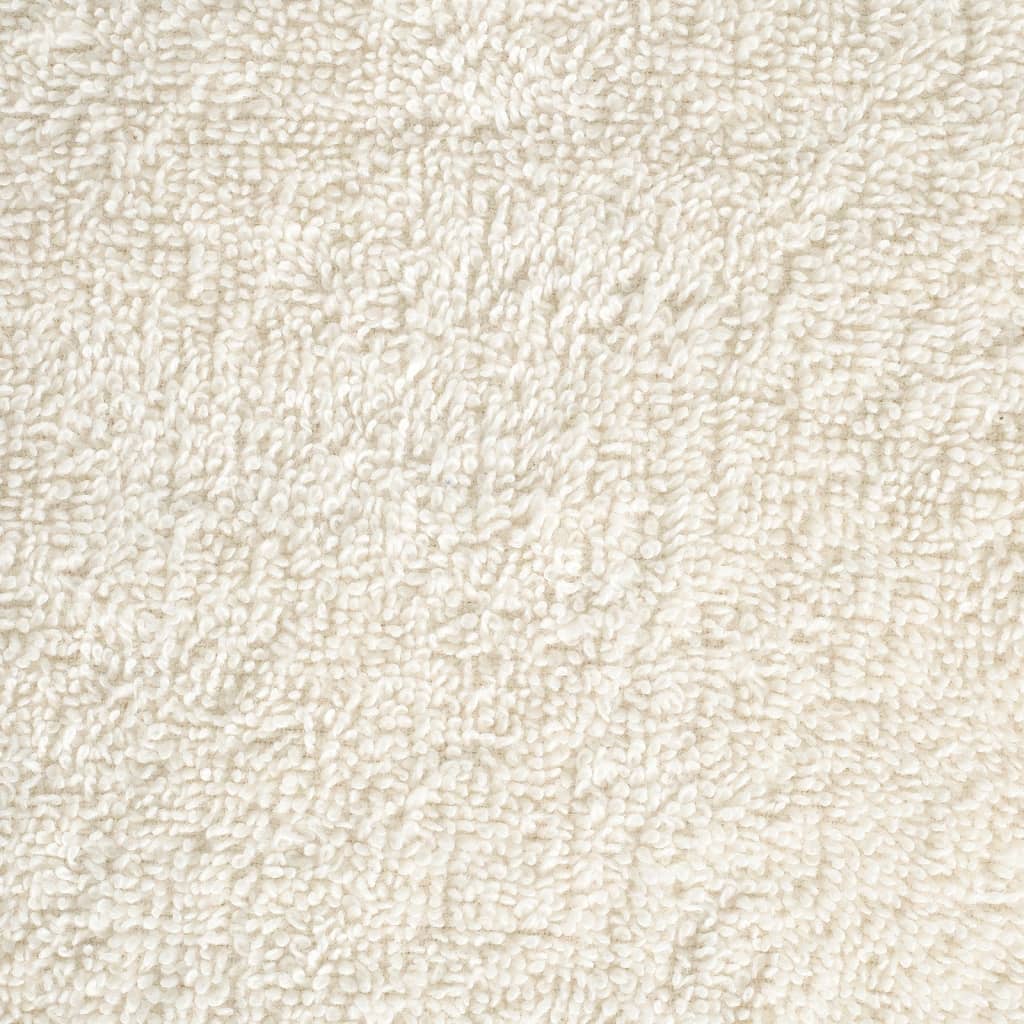 Asciugamani per Ospiti SOLUND 4 pz Crema 30x50 cm 600 g/m²